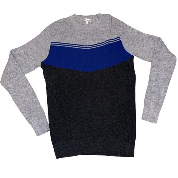 Peter Millar Apres Ski Crewneck Sweater in Dark‎ Cobalt - Picture 6 of 12